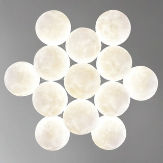 ZOWALA - Cluster Purple Planet Living Room Bubble Chandelier Image - 23