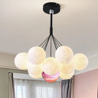 ZOWALA - Cluster Purple Planet Living Room Bubble Chandelier Image - 18