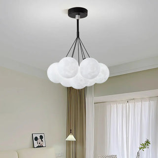 ZOWALA - Cluster Purple Planet Living Room Bubble Chandelier Image - 4