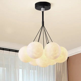 ZOWALA - Cluster Purple Planet Living Room Bubble Chandelier Image - 6