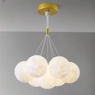 ZOWALA - Cluster Purple Planet Living Room Bubble Chandelier Image - 7