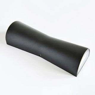 Cylinder White Metal LED Exterior Up Down Wall Sconce Zawala Image - 11