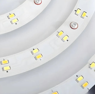 ZOWALA - Bedroom Dimmable Faceted Gemstone LED Flush Mount Light Image - 7