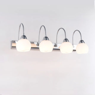 Stylish Flower 3-Light Sliver Bathroom Vanity Light Zawala Image - 10