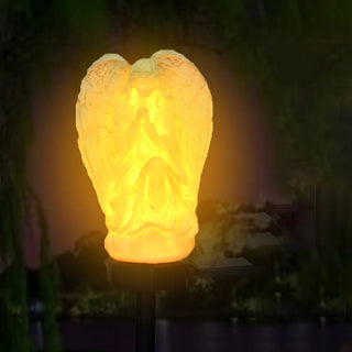 Resin Angel Shape LED Lawn Light Landscape Lighting Zawala Image - 2