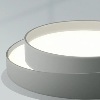 Bedroom Two-Layer Round LED Flush Mount Ceiling Light Zawala Image - 19