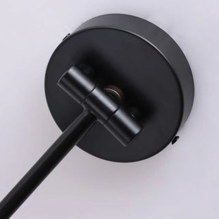 Adjustable Black Cone Metal Swing Arm Wall Sconce Zawala Image - 13