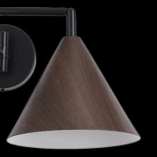 Adjustable Black Cone Metal Swing Arm Wall Sconce Zawala Image - 14
