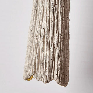 ZOWALA - Organic Cone Concrete Grey Small Adjustable Pendant Light Image - 9