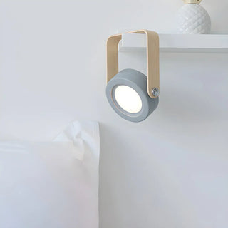 Bedroom Creative Portable Foldable LED Round Table Lamp Zawala Image - 2