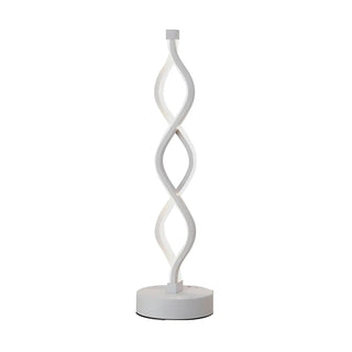 Creative Twisted Linear LED Modern Bedroom Table Lamp Zawala Image - 10