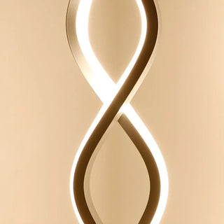 Creative Twisted Linear LED Modern Bedroom Table Lamp Zawala Image - 8