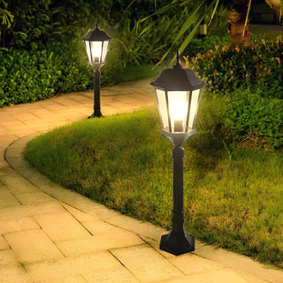 Solar-Powered Vintage Outdoor Garden Landscape Lighting Zawala Image - 3