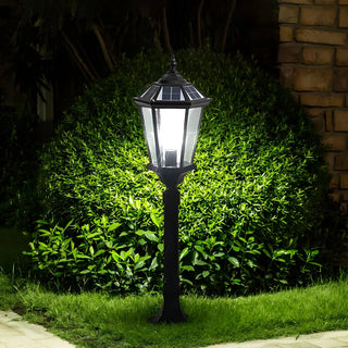 Solar-Powered Vintage Outdoor Garden Landscape Lighting Zawala Image - 4