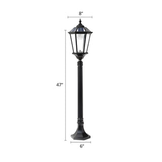 Solar-Powered Vintage Outdoor Garden Landscape Lighting Zawala Image - 6
