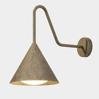 Modern Black Cone Metal Exterior LED Wall Sconce Zawala Image - 8